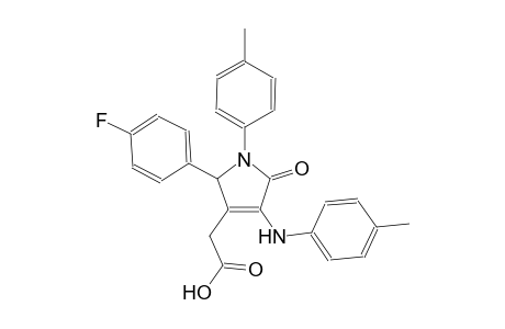 [2-(4-fluorophenyl)-1-(4-methylphenyl)-5-oxo-4-(4-toluidino)-2,5-dihydro-1H-pyrrol-3-yl]acetic acid