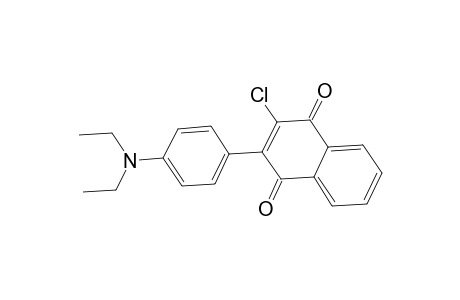 2-Chloro-3-[4-(diethylamino)phenyl]naphthoquinone