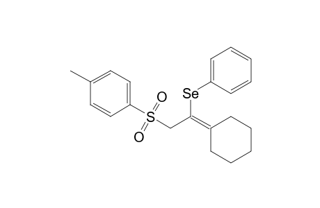 Benzene, 1-[[2-cyclohexylidene-2-(phenylseleno)ethyl]sulfonyl]-4-methyl-
