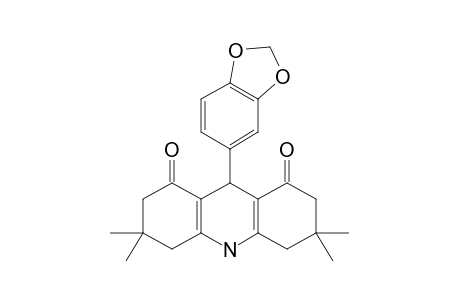 3,3,6,6-TETRAMETHYL-9-PIPERONYL-1,2,3,4,5,6,7,8,9,10-DECAHYDROACRIDINE-1,8-DIONE