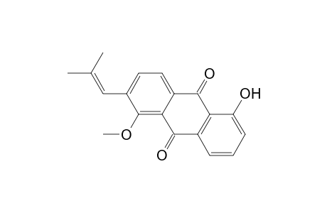5-Hydroxy-1-methoxy-2-(2'-methylprop-1'-enyl)anthraquinone