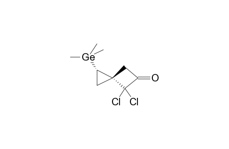 (1R*,3R*)-4,4-DICHLORO-1-TRIMETHYLGERMYLSPIRO[2.1]HEXAN-5-ONE