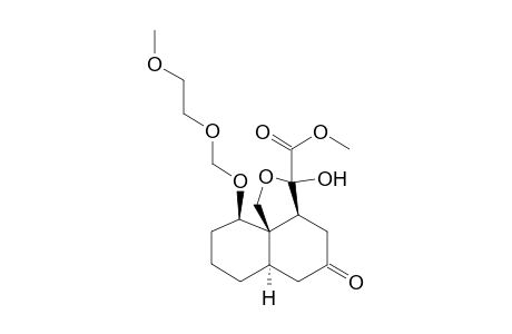 [(3R*,3aR*,6aS*,10S*,10aR*)-Methyl 3-Hydroxy-5-oxo-10-(1,3,6-trioxaheptyl)perhydronaphtho[1,8a-c]furan-3-carboxylate