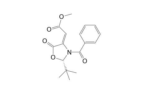 (2S)-3-Benzoyl-2-tert-butyl-4-methoxycarbonylmethyleneoxazolidine-5-one