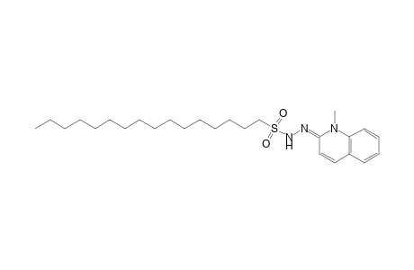 1-hexadecanesulfonic acid, (1-methyl-2(1H)-quinolylidene)hydrazide