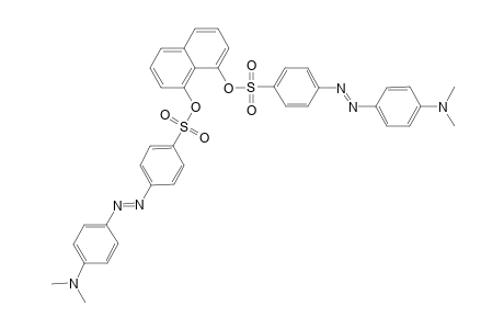 4-(Dimethylamino)-4'-{8''-[4''',4'''-(Dimethylaminophenyl)azophenylsulfonyloxynaphthylenediyloxy]sulfonyl}azobenzene