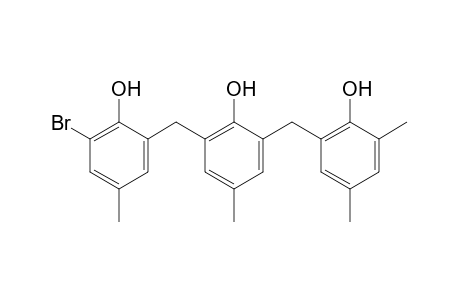 alpha square -(5-bromo-6-hydroxy-m-tolyl)-6,6 '-methylenedi-2,4-xylenol