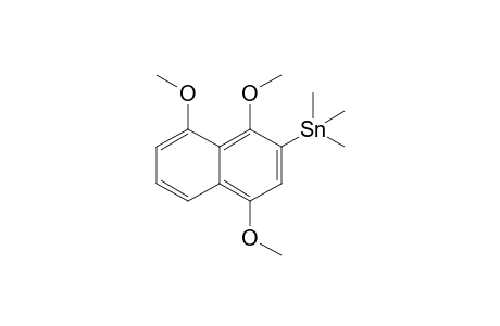 3-(Trimethylstannyl)-1,4,5-trimethoxynaphthalene