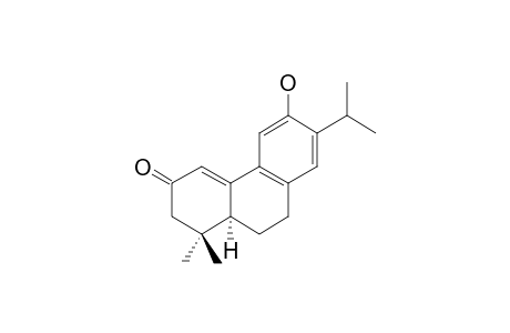 (+)-(5-S)-12-HYDROXY-2-OXO-20-NORABIETA-1-(10),8,1,13-TETRAENE