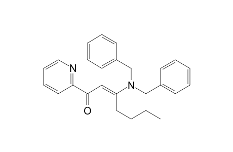 (E)-3-(Dibenzylamino)-1-(pyridin-2-yl)hept-2-en-1-one