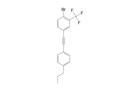 1-Bromo-4-[(4-n-propylphenyl)ethynyl]-2-(trifluoromethyl)benzene