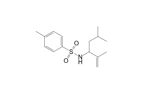 Benzenesulfonamide, 4-methyl-N-[3-methyl-1-(1-methylethenyl)butyl]-, (S)-