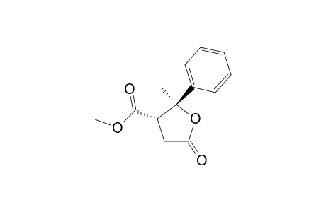 Anti-Methyl 2-Methyl-5-oxo-2-phenyltetrahydrofuran-3-carboxylate