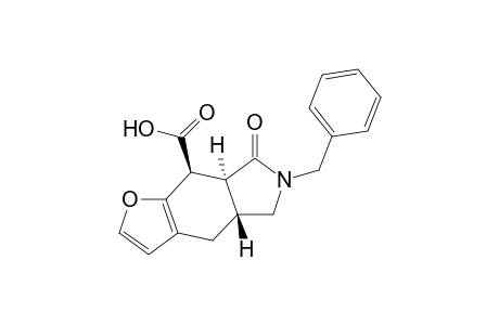 (4aRS,7aSR,8SR)-6-Benzyl-7-oxo-4a,5,6,7,7a,8-hexahydro-4H-furo[2,3-f]isoindole-8-carboxylic acid