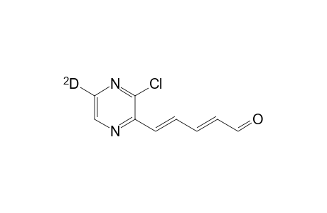 (2E,4E)-5-(3'-chloro-5'-deuterio-pyrazin-2'-yl)-penta-2,4-dienal