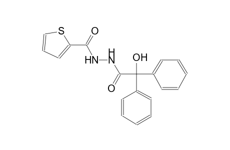 2-thiophenecarboxylic acid, 2-(2-hydroxy-2,2-diphenylacetyl)hydrazide