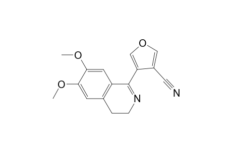 3-Furancarbonitrile, 4-(3,4-dihydro-6,7-dimethoxy-1-isoquinolinyl)-