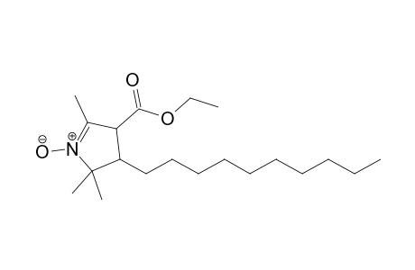 4-decyl-2,5,5-trimethyl-1-oxido-1-pyrrolin-1-ium-3-carboxylic acid ethyl ester