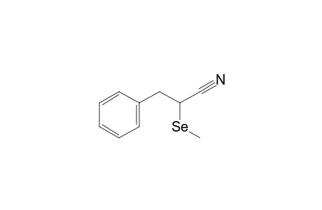 2-(methylselanyl)-3-phenylpropanenitrile