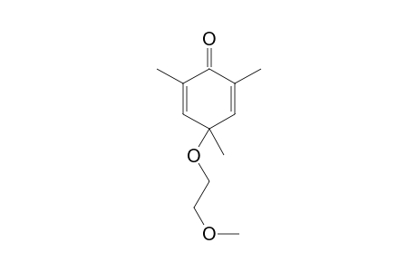 4-(2-Methoxyethoxy)-2,4,6-trimethylcyclohexa-2,5-dienone