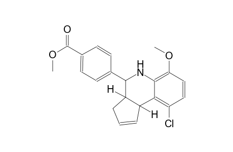 benzoic acid, 4-[(3aS,4R,9bR)-9-chloro-3a,4,5,9b-tetrahydro-6-methoxy-3H-cyclopenta[c]quinolin-4-yl]-, methyl ester