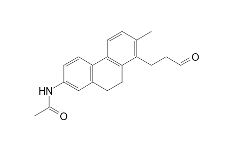 2-Acetamino-7-methyl-8-[3-oxo-propyl]-9,10-dihydrophenanthrene