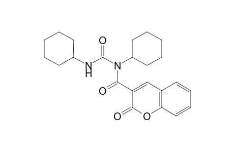 N-cyclohexyl-N-(cyclohexylcarbamoyl)-2-keto-chromene-3-carboxamide