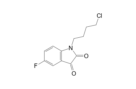 N-(4-Chlorobutyl)-5-fluoroindole-2,3-dione