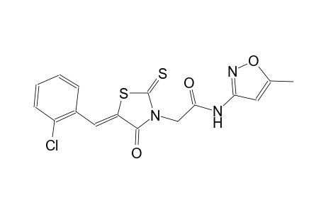 3-thiazolidineacetamide, 5-[(2-chlorophenyl)methylene]-N-(5-methyl-3-isoxazolyl)-4-oxo-2-thioxo-, (5Z)-