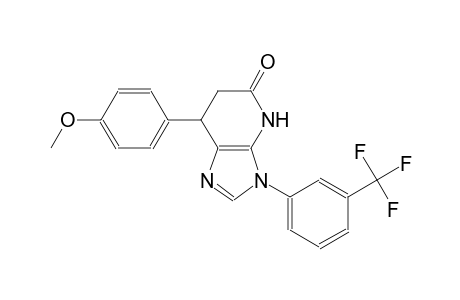 5H-imidazo[4,5-b]pyridin-5-one, 3,4,6,7-tetrahydro-7-(4-methoxyphenyl)-3-[3-(trifluoromethyl)phenyl]-