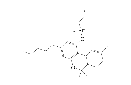 Dimethyl(propyl)[(6,6,9-trimethyl-3-pentyl-6a,7,8,10a-tetrahydro-6H-benzo[c]chromen-1-yl)oxy]silane