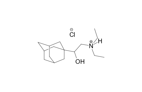 2-(1-adamantyl)-N,N-diethyl-2-hydroxyethanaminium chloride