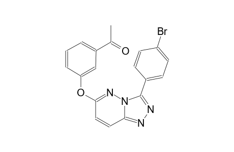 ethanone, 1-[3-[[3-(4-bromophenyl)[1,2,4]triazolo[4,3-b]pyridazin-6-yl]oxy]phenyl]-