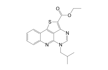 Ethyl 5-isobutyl-5H-1-thia-3,5,6-triazaaceanthrylene-2-carboxylate