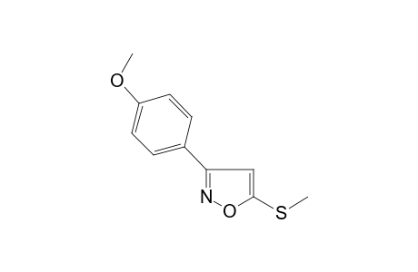 3-(4-methoxyphenyl)-5-methylsulfanyl-1,2-oxazole