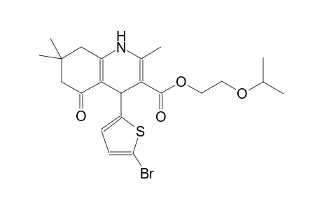 3-quinolinecarboxylic acid, 4-(5-bromo-2-thienyl)-1,4,5,6,7,8-hexahydro-2,7,7-trimethyl-5-oxo-, 2-(1-methylethoxy)ethyl ester