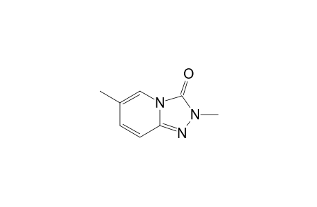 2,6-DIMETHYL-3-OXO-S-TRIAZOLO-[4.3-A]-PYRIDINE