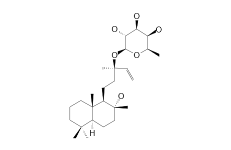 (13-R)-LABDA-14-(15)-EN-8,13-DIOL-13-O-BETA-D-FUCOPYRANOSIDE