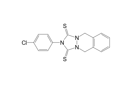 2-(4-Chlorophenyl)-5,10-dihydro-[1,2,4]triazolo[1,2-b]phthalazine-1,3-dithione