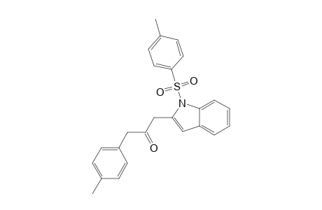 1-(4-Methylphenyl)-3-{1-[(4-methylphenyl)sulfonyl]-1H-indol-2-yl}acetone
