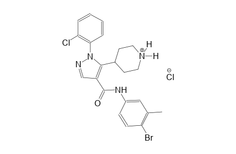 piperidinium, 4-[4-[[(4-bromo-3-methylphenyl)amino]carbonyl]-1-(2-chlorophenyl)-1H-pyrazol-5-yl]-, chloride