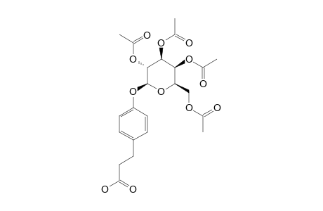 4-(CARBOXYETHYL)-PHENYL-2,3,4,6-TETRA-O-ACETYL-BETA-D-GALACTOPYRANOSIDE