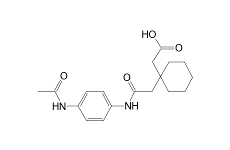 [1-[(4-acetylamino-phenylcarbamoyl)-methyl]-cyclohexyl]-acetic acid