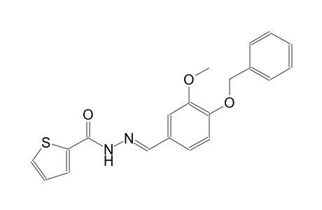 N'-{(E)-[4-(benzyloxy)-3-methoxyphenyl]methylidene}-2-thiophenecarbohydrazide