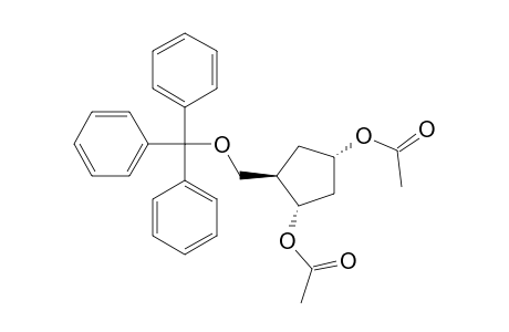 (+/-)-T-4-[(TRIPHENYLMETHOXY)-METHYL]-CYCLOPENTANE-R-1,C-3-DIYL-DIACETATE