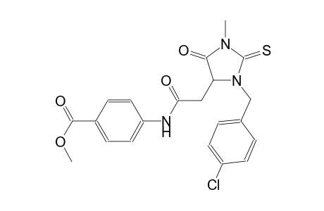 methyl 4-({[3-(4-chlorobenzyl)-1-methyl-5-oxo-2-thioxo-4-imidazolidinyl]acetyl}amino)benzoate