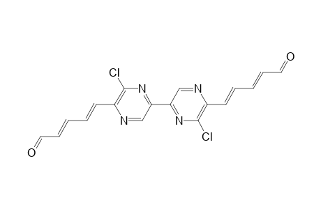 (2''E,4''E)-Bis[6-chloro-5-(penta-2'',4''-dienal)]-2,2'-bipyrazine