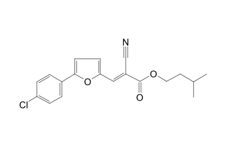 Isopentyl (2E)-3-[5-(4-chlorophenyl)-2-furyl]-2-cyano-2-propenoate