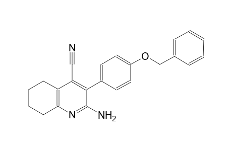 2-amino-3-[4-(benzyloxy)phenyl]-5,6,7,8-tetrahydro-4-quinolinecarbonitrile