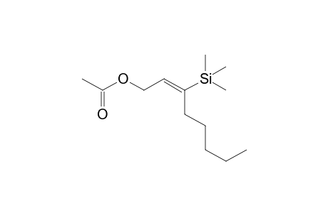 3-(1-acetoxyoct-2-enyl)trimethylsilane